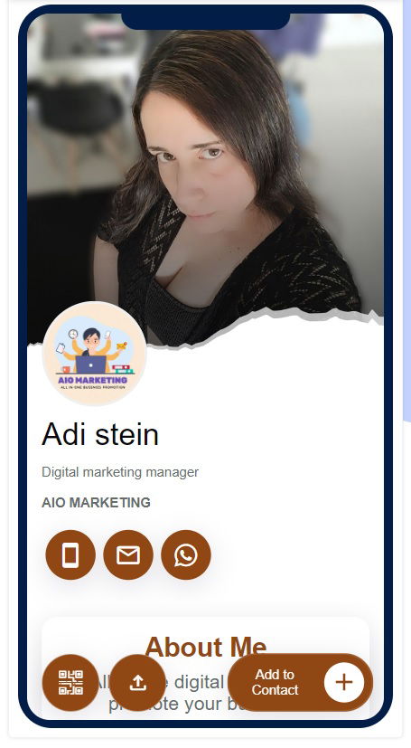 כרטיס ביקור דיגיטלי