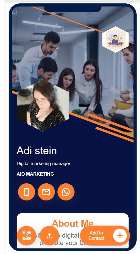 כרטיס ביקור דיגיטלי