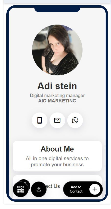 כרטיס ביקור דיגיטלי