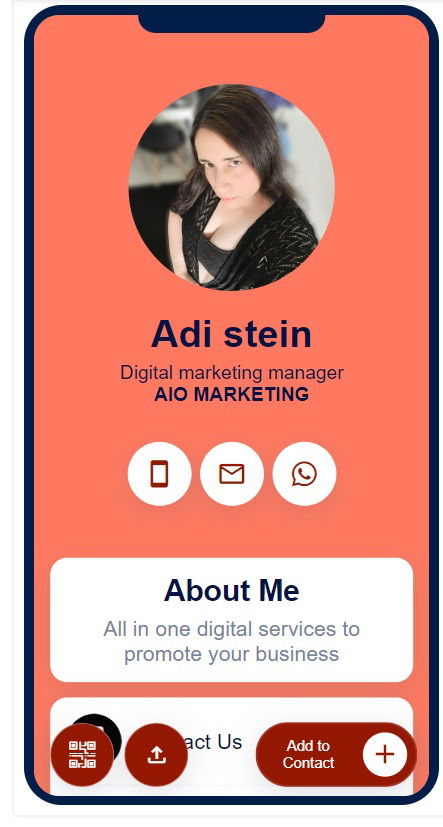 כרטיס ביקור דיגיטלי