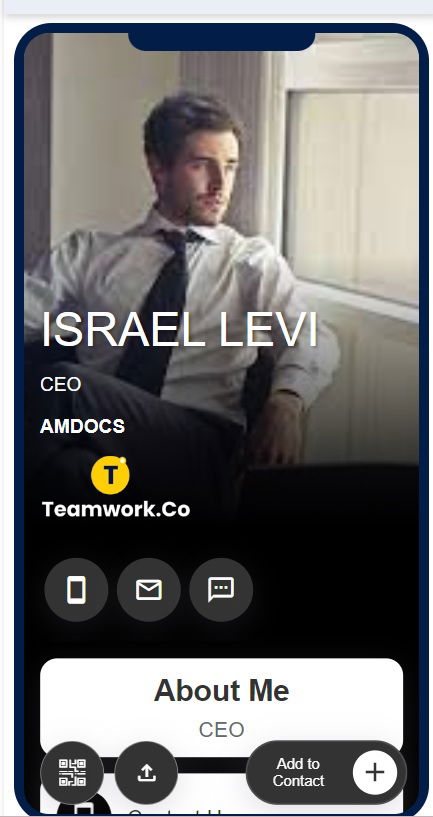 כרטיס ביקור דיגיטלי