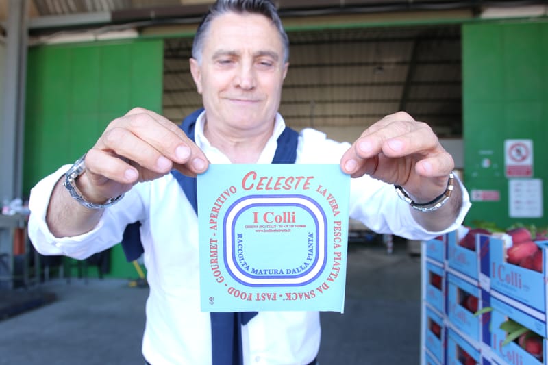 Celeste, la vera pesca piatta da snack