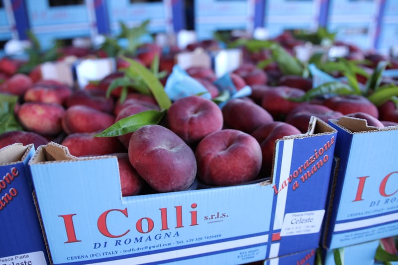 Celeste, la vera pesca piatta da snack