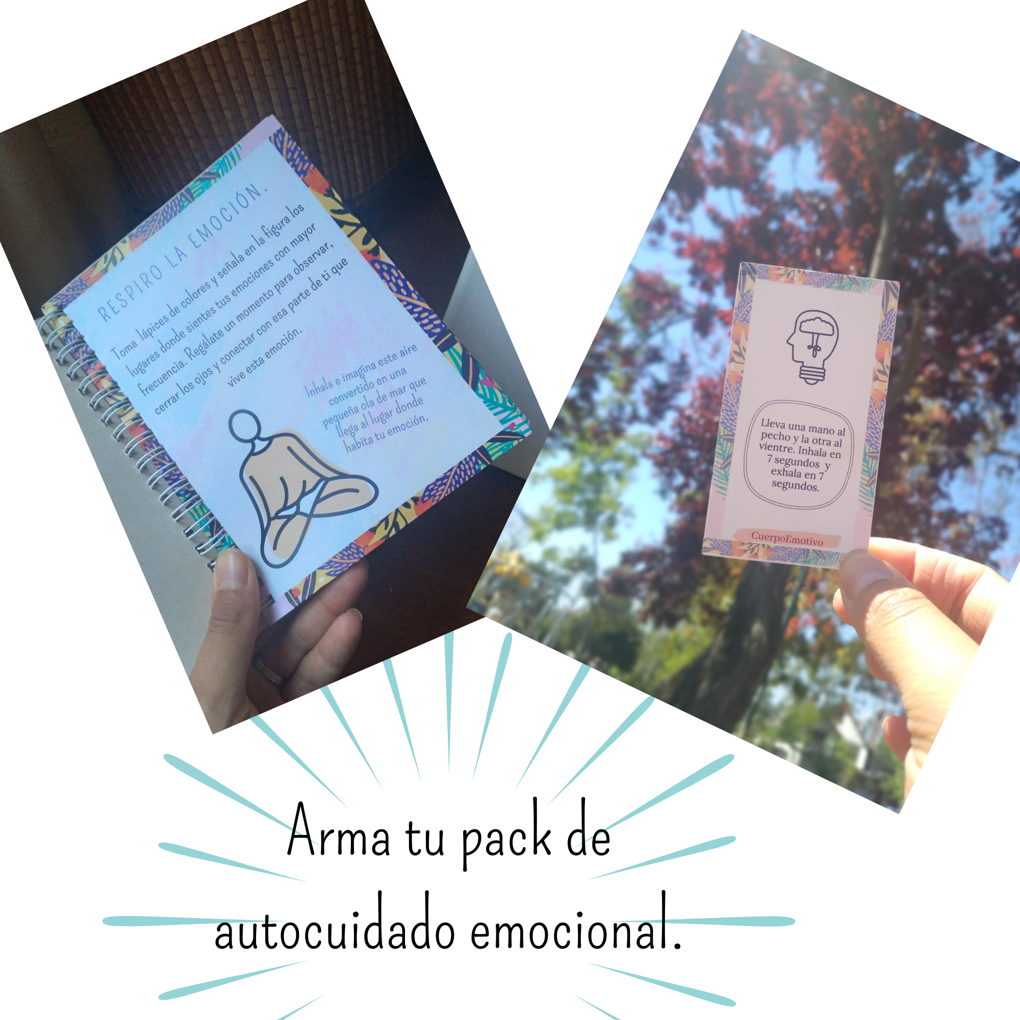 Hermosa agenda con ejercicios de relajación, y auto cuidado. Una herramienta para guiarte en tu proceso personal de autoconocimiento, permitiéndote explorar y expresarte creativamente.