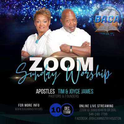 Sunday Zoom Worship December 10, 2023 Get Up Quickly--Your Chains Are About to Fall Off