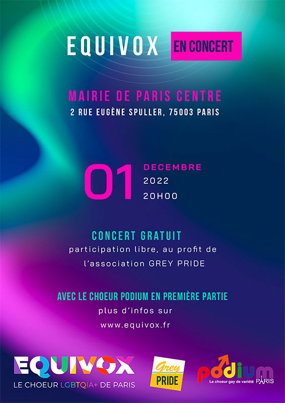 Concert au profit de "Grey Pride"