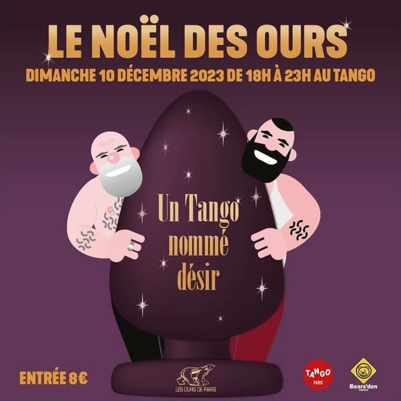 Podium fête Noël avec les Ours de Paris
