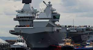 حاملة طائرات بريطانية تنقل مقاتلات شبح أمريكية مدعمة بغواصات إلى "عتبة" الصين