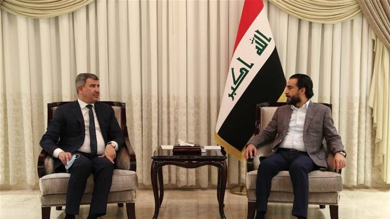 الحلبوسي ووزير النفط يؤكدان ضرورة تشريع قانون النفط والغاز