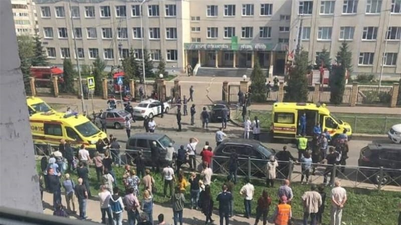 قتلى وجرحى في إطلاق نار داخل مدرسة في روسيا