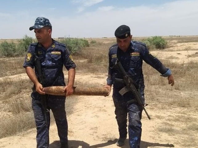 الاعلام الأمني: ضبط صواريخ كاتيوشا في سامراء