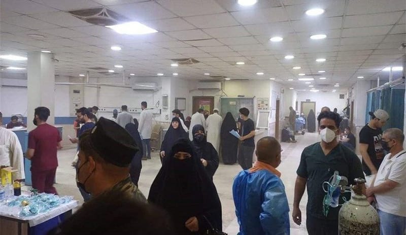 العراق.. ألفا حالة اختناق بسبب العاصفة الترابية