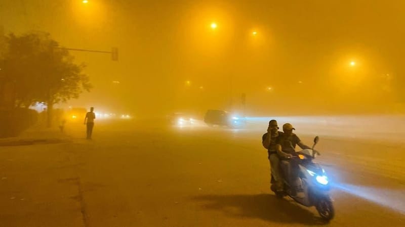 تعرف على موعد تلاشي العاصفة الترابية في العراق