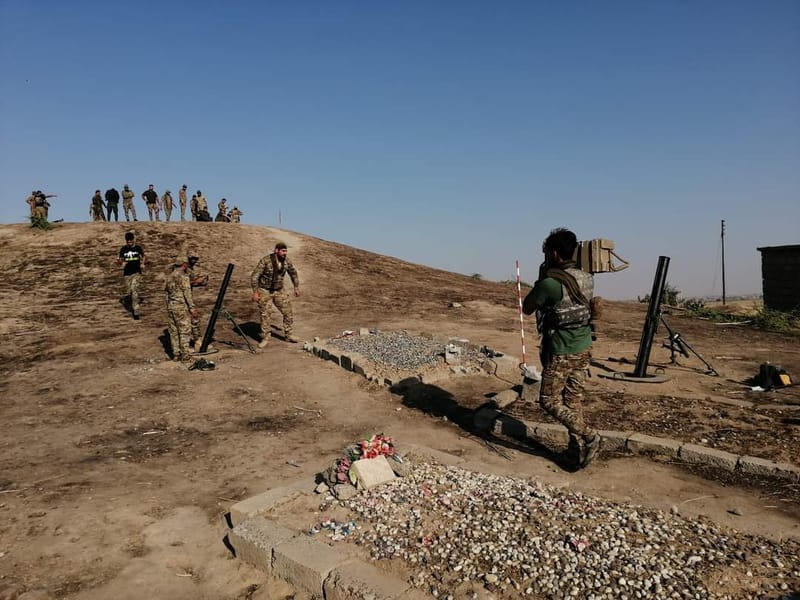 استشهاد منتسب بالحشد الشعبي أثناء التصدي لتعرض من داعش جنوب الموصل