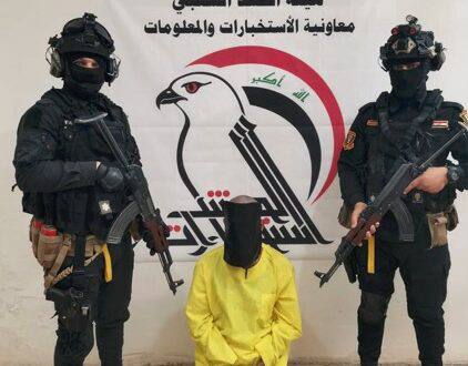 الحشد الشعبي يعلن القبض على إرهابي في الانبار