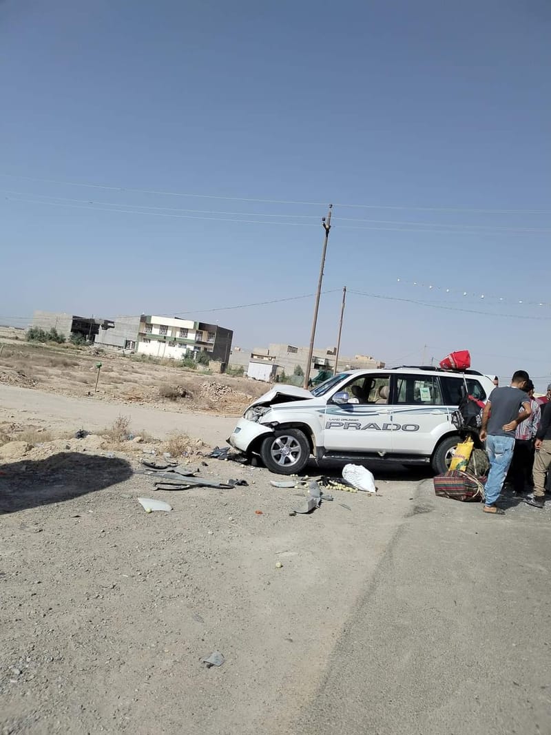 إصابة ثلاثة تلاميذ ومعلمتين بحادث سير في ديالى