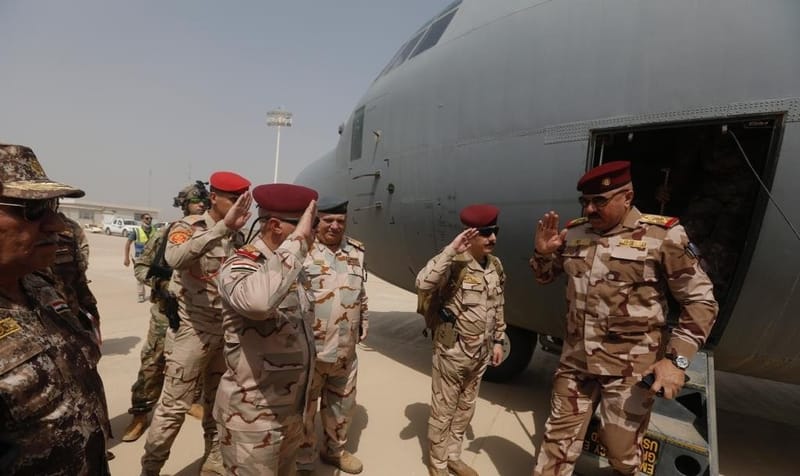 وفد أمني برئاسة الشمري يصل إلى ميسان