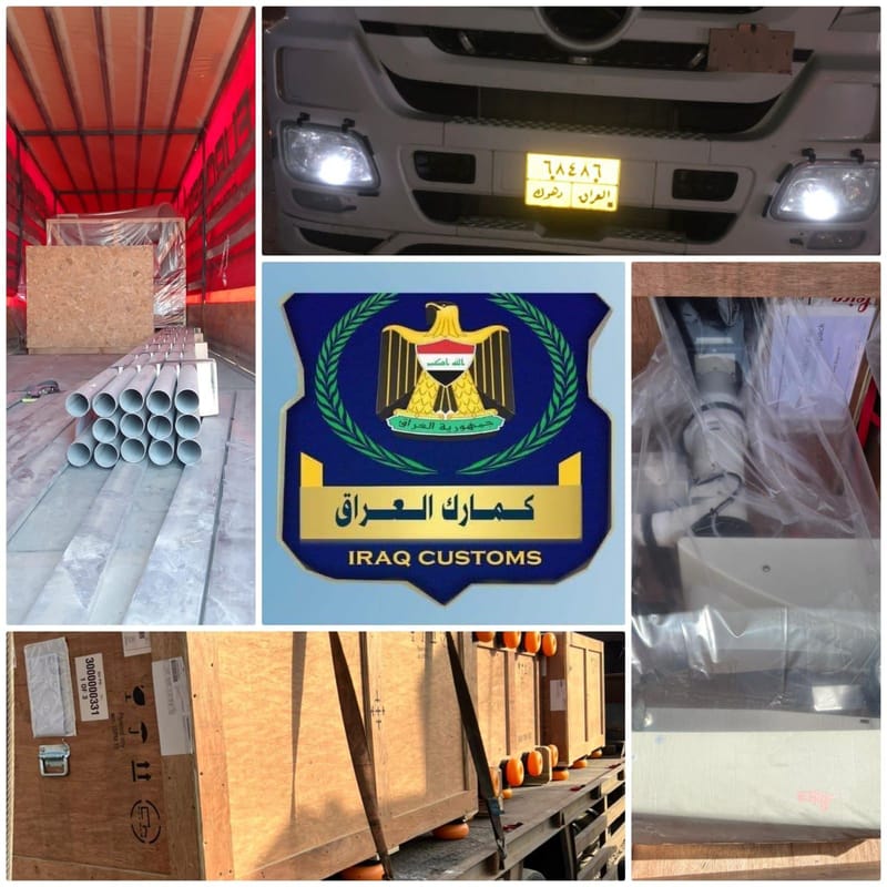 ضبط 6 شاحنات مخالفة للضوابط في جمرك المنطقة الشمالية