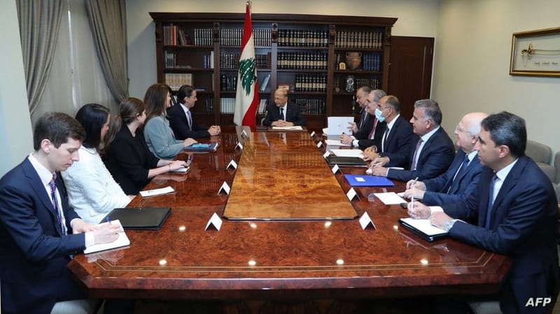 المبعوث الأميركي يناقش في لبنان النزاع الحدودي مع إسرائيل