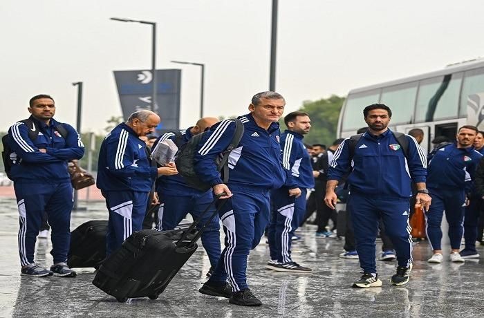 وفد المنتخب الكويتي يصل البصرة