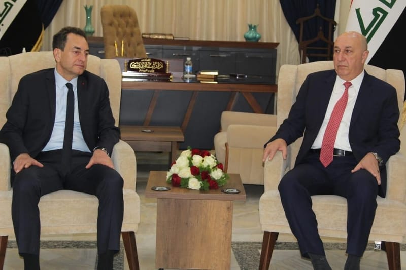 العراق وفرنسا يناقشان عدة ملفات بينها التغييرات المناخية