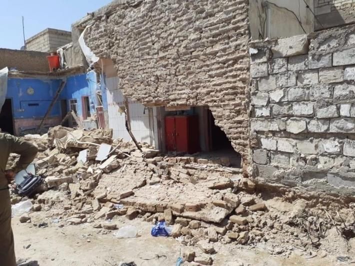 مصرع فتاة بإنهيار منزلها في النجف الأشرف