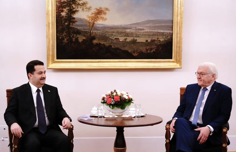 السوداني يجتمع في العاصمة برلين مع الرئيس الألماني