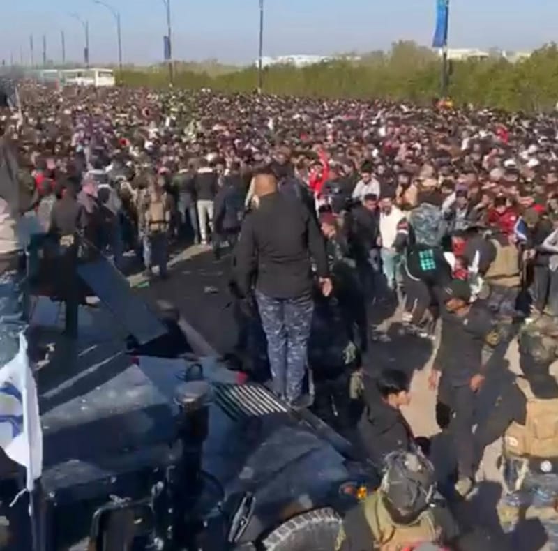 23 حالة اختناق وإصابة جراء التدافع قرب ملعب جذع النخلة