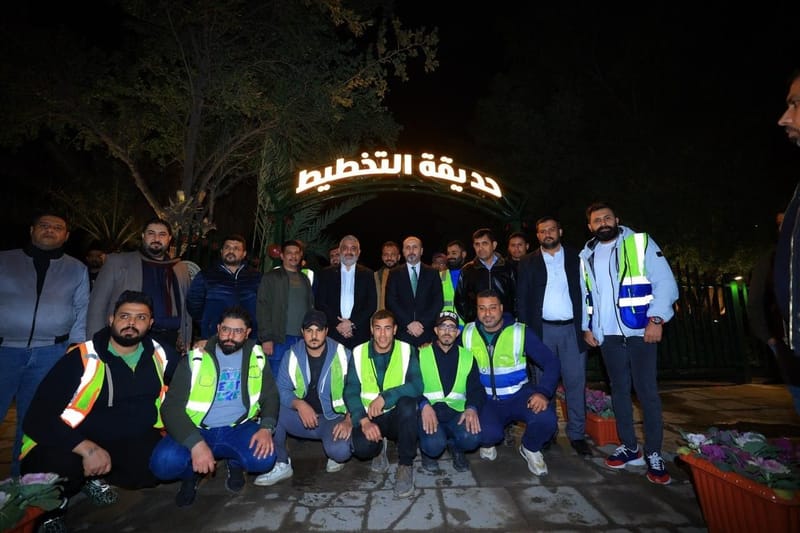 أمانة بغداد تعلن افتتاح ساحتين وحديقتين وسط العاصمة