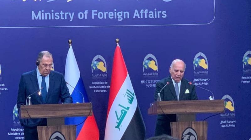 لافروف: اللجنة المشتركة بين العراق وروسيا ستعقد اجتماعاتها في بغداد