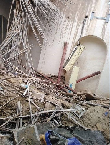 انهيار منزل الشاعر العراقي بدر شاكر السياب في البصرة (صور)