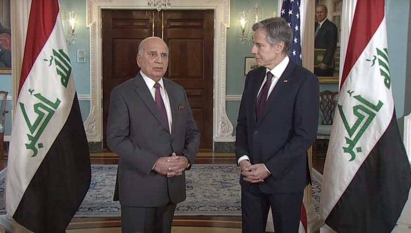 بلينكن: ندعم اقتصاد العراق ونريد له طاقة مستقلة.. وحسين يرد: بحاجة لدعمكم في مختلف المجالات