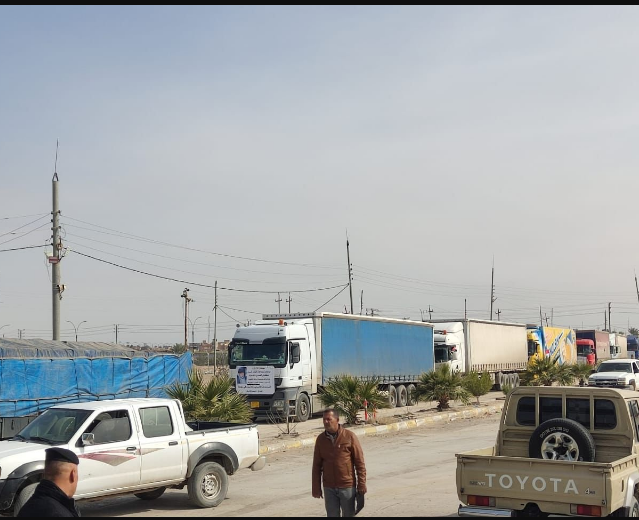 المنافذ: الاستمرار بتسهيل إرسال مساعدات الإغاثة إلى سوريا