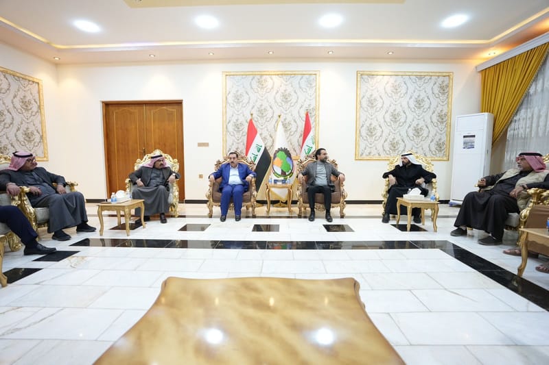 الحلبوسي يرعى الصلح بين علي حاتم السليمان وابو ريشة