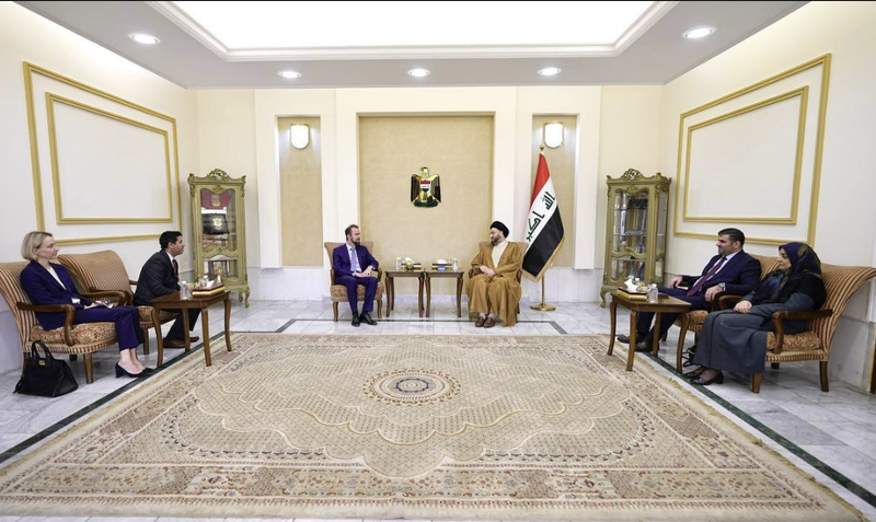 الحكيم يدعو إلى تفعيل التعاون مع الاتحاد الأوروبي لدعم العراق