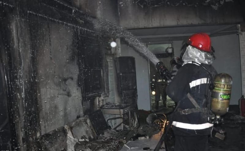 مصرع طفلة وإصابة اثنين آخرين بحريق داخل منزلهم بالنجف الأشرف