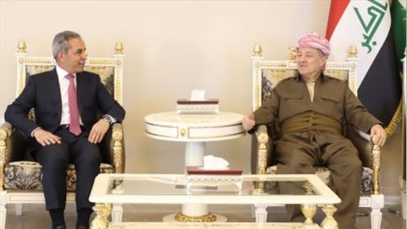 زيدان وبارزاني يبحثان معالجة الاشكاليات ضمن الاطر الدستورية والقانونية