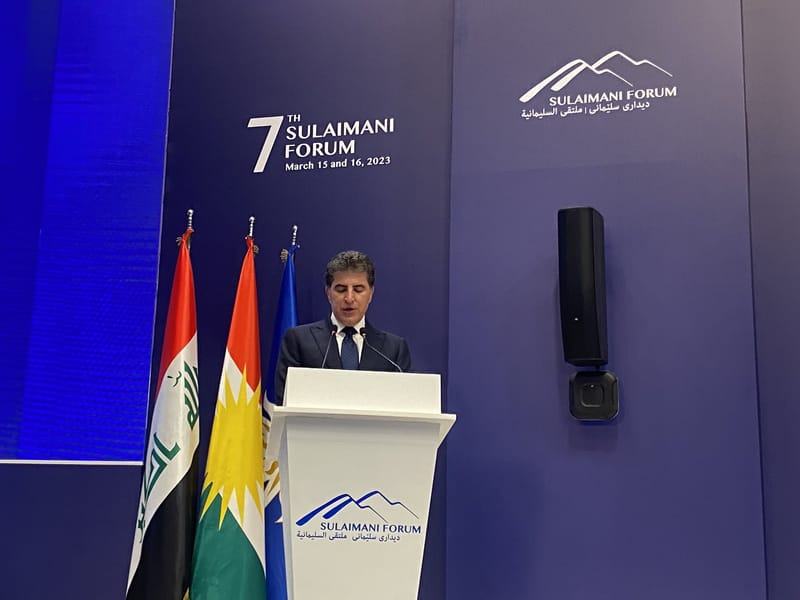 نيجيرفان بارزاني يدعو حكومة بغداد لتخصيص ميزانية لحلبجة والاسراع بتشريع قانون النفط والغاز