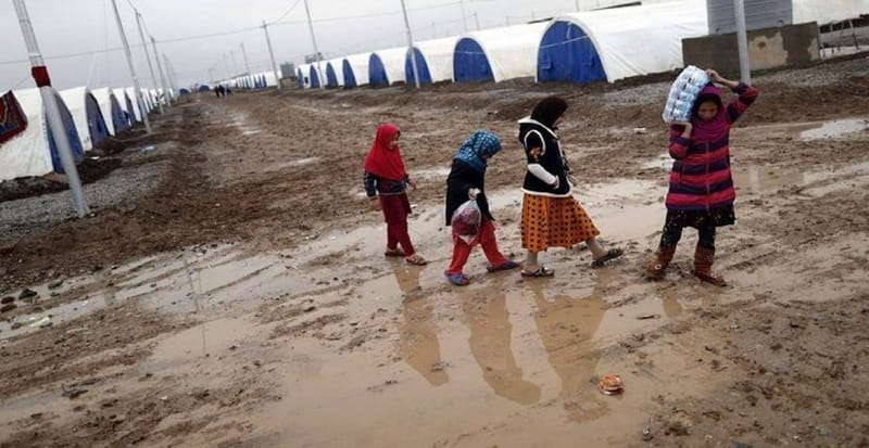 اعداد صادمة لعدد النازحين في العراق