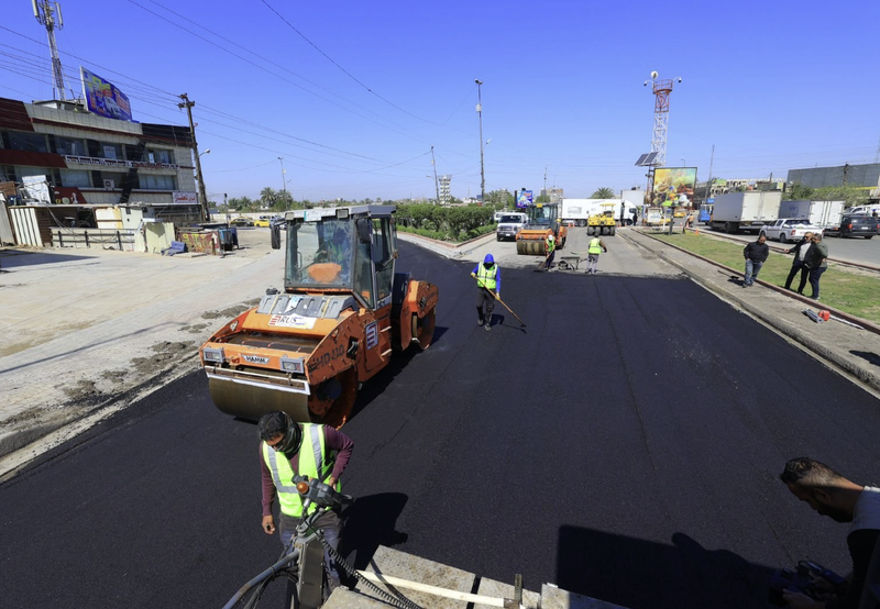 انطلاق حملة كبرى لإكساء 4 ملايين م2 من شوارع بغداد