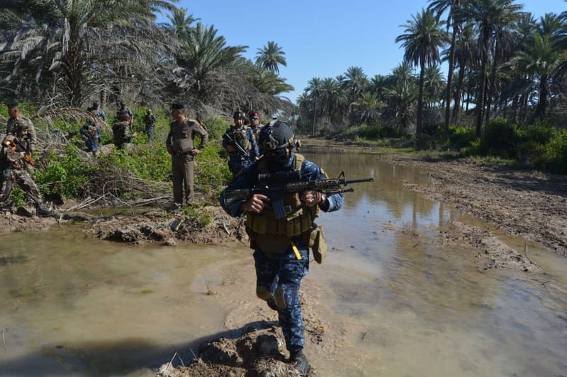 الشرطة الاتحادية تنفذ عمليات أمنية واسعة في ديالى