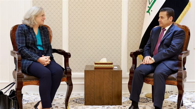 العراق وامريكا يبحثان 3 ملفات بينها مخيم الهول السوري