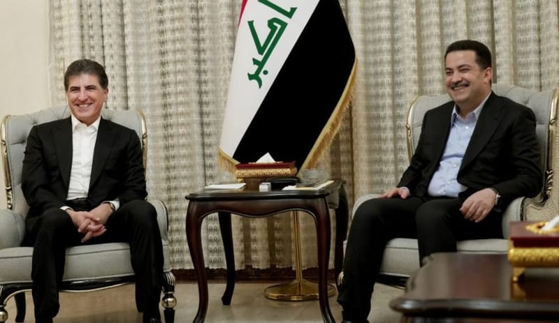 رئيس اقليم كوردستان والسوداني يتفقان على استئناف تصدير النفط