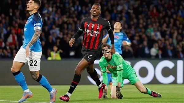 موعد مباراة ميلان أمام نابولي في ذهاب ربع نهائي دوري أبطال أوروبا