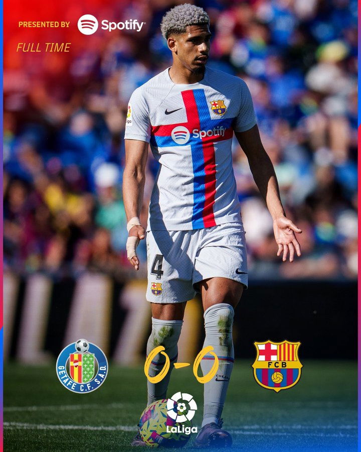 برشلونة يسقط في فخ التعادل السلبي مع خيتافي