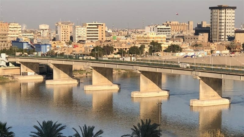 إغلاق جسر الجمهورية وسط بغداد