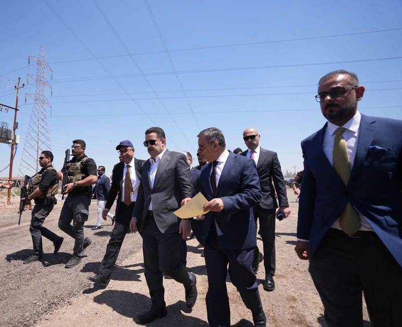 السوداني يشيد بمستوى ما أُنجز في المدخل الشمالي للعاصمة