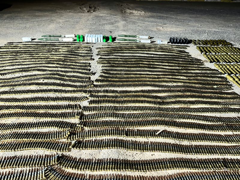 بعملية نوعية.. ضبط كميات كبيرة من الأسلحة والاعتدة غربي نينوى