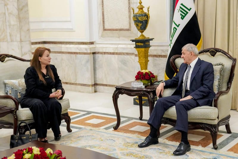 رئيس الجمهورية: أهمية اعتماد مبدأ الحوار لتعزيز العلاقات بين بغداد واربيل