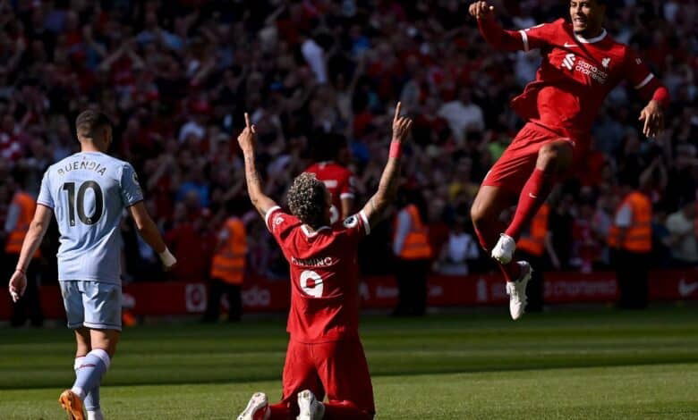 ليفربول يتقدم نصف خطوة للتأهل لدوري أبطال أوروبا